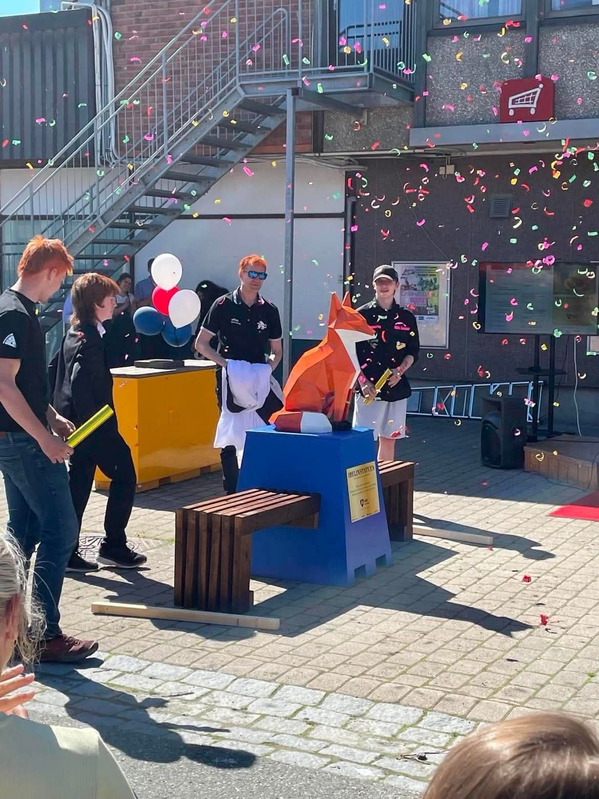 Skulptur av gaming-avatar i Stjørdal viser gamerkulturens verdi