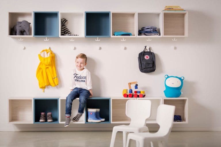 Vegg med Habito gipsplater.