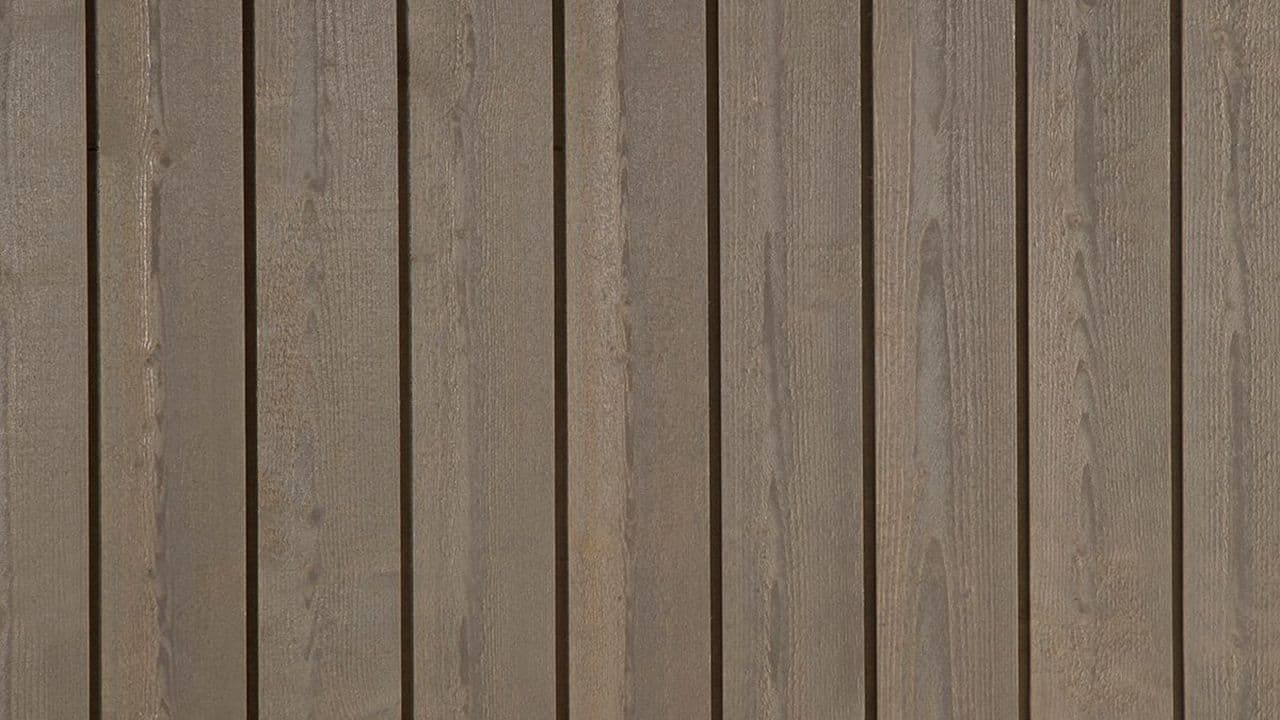 Nærbilde av moderne stående utvendig kledning.