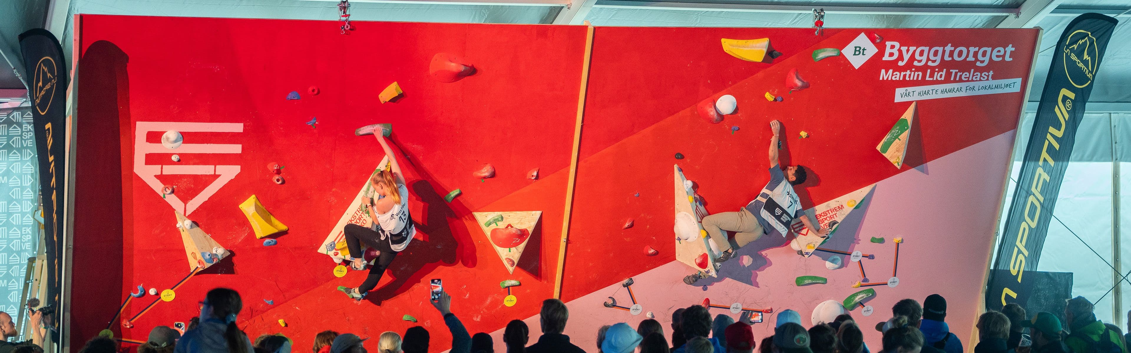 Ekstremsportveko buldrevegg fra Byggtorget Plankefond