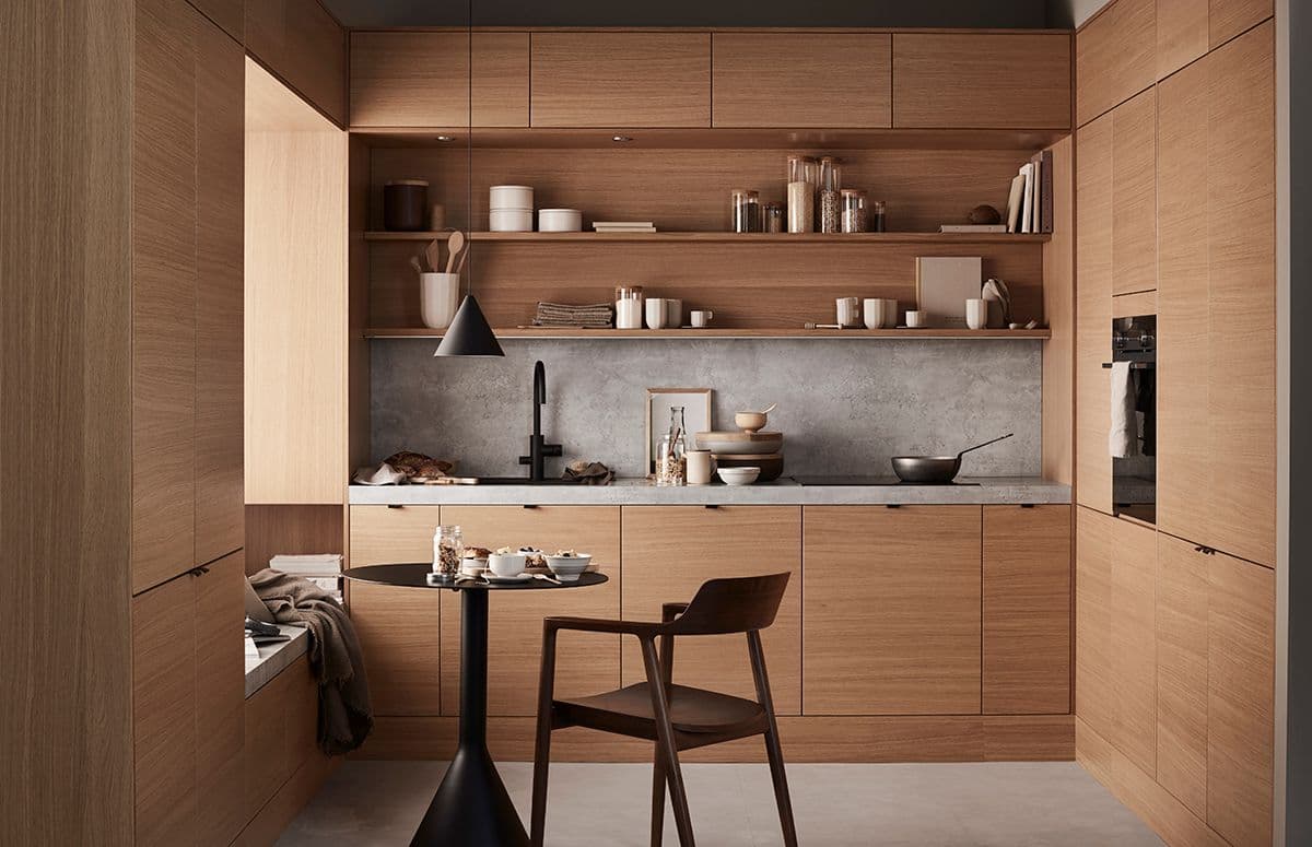 moderne kjøkken fra Sigdal i eik